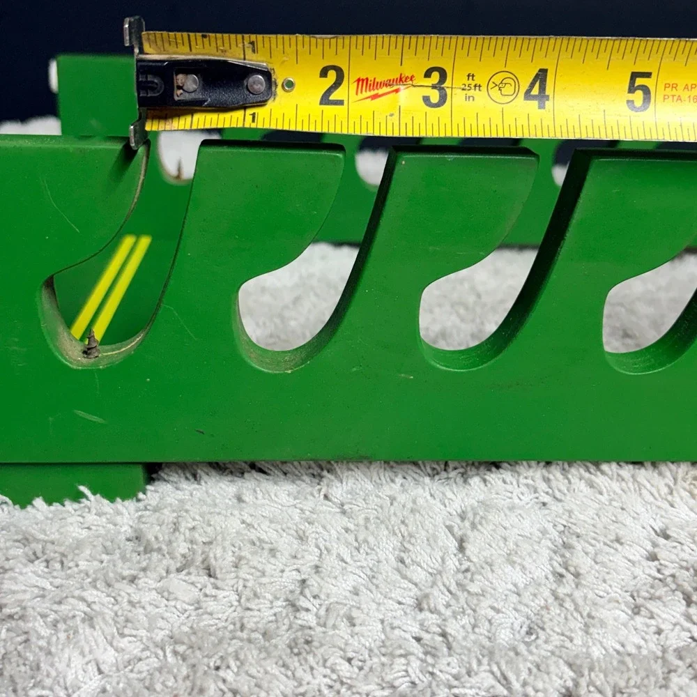 John Deere Fishing Rod Holder 19x10 Holds 7 Rods Up To 45 Pounds Man Cave Cabin
